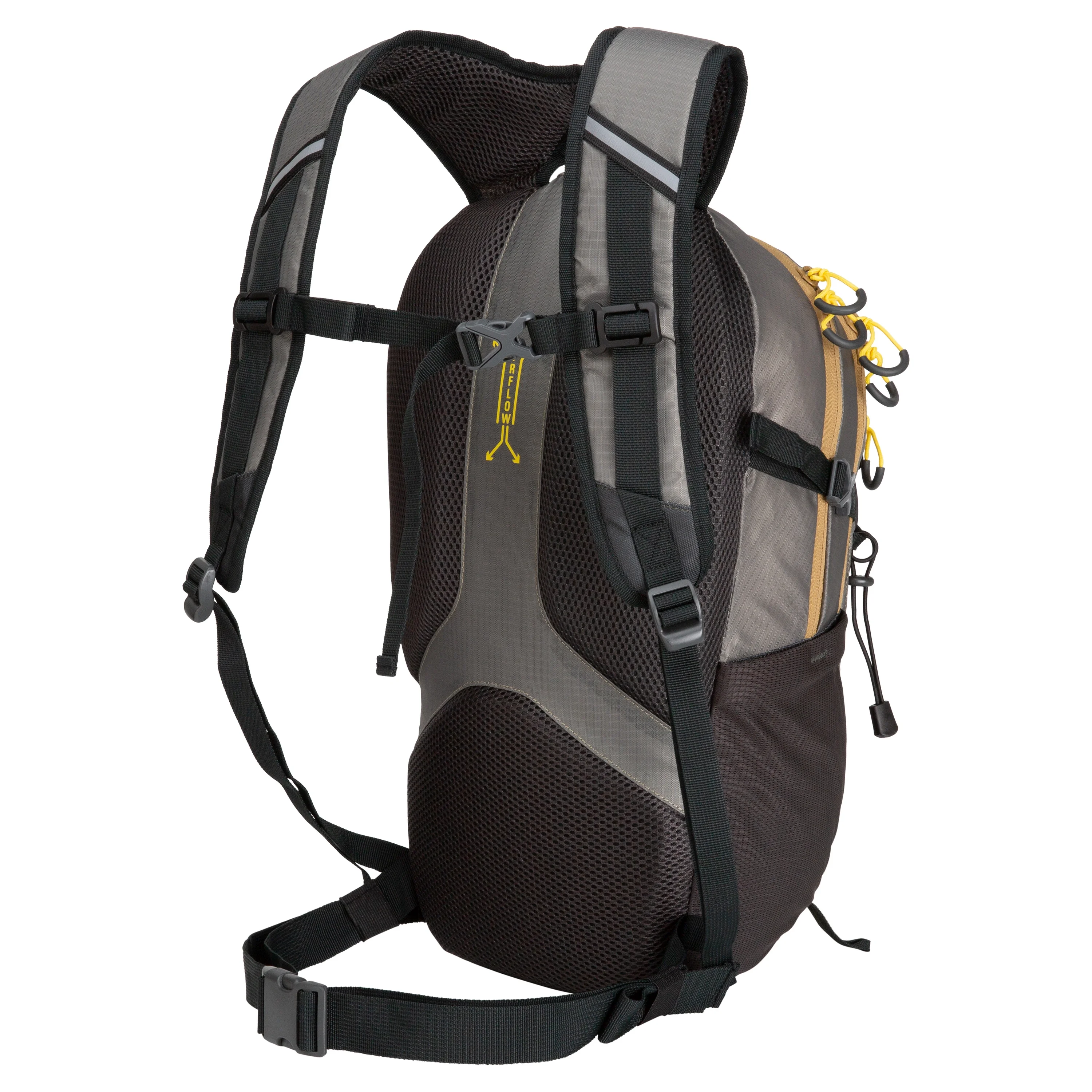 Ozark Trail 17 L Camping, Hiking, Mountaineering, Technical Backpack, Gray, Unisex