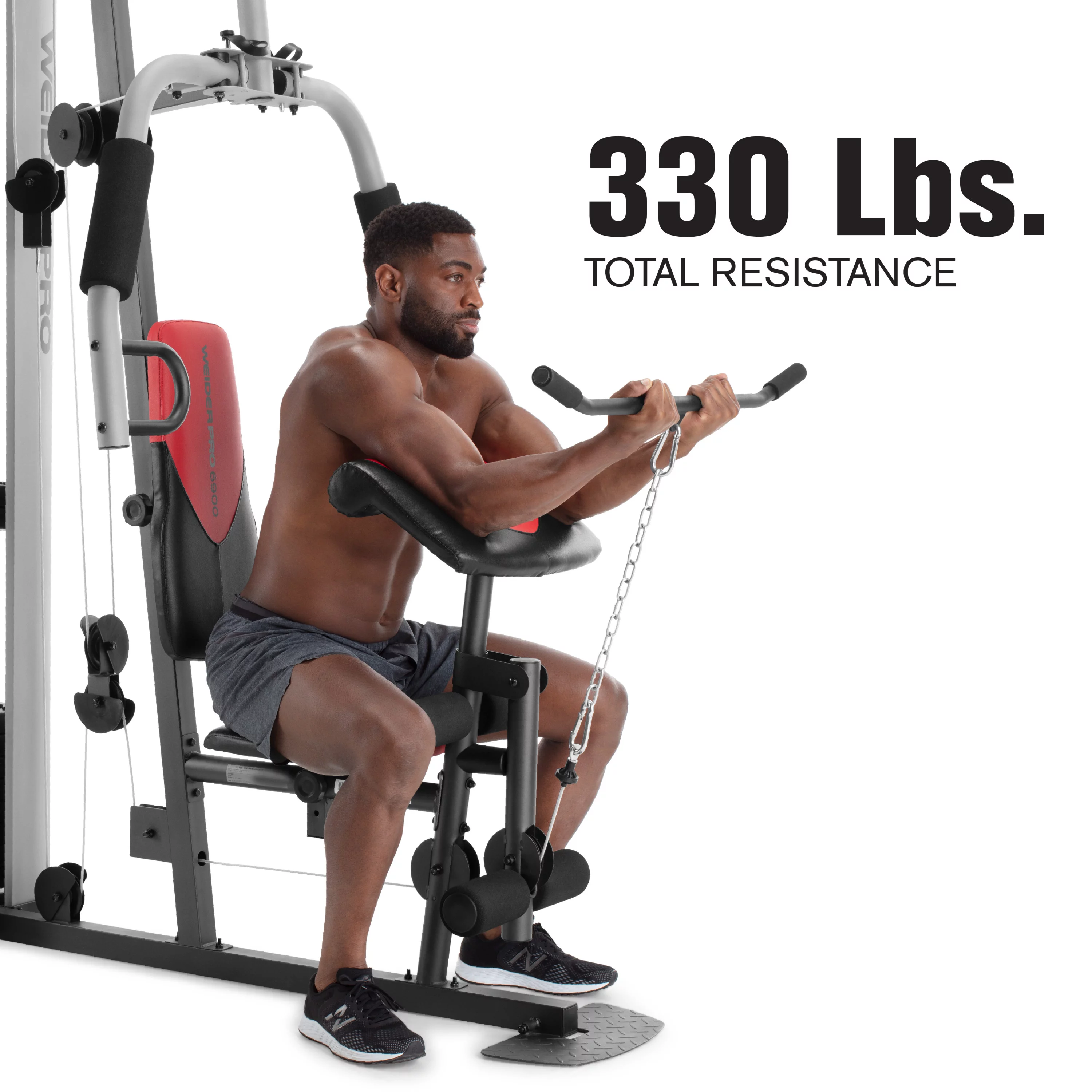 Weider Pro 6900 Home Gym System with 125 Lb. Weight Stack