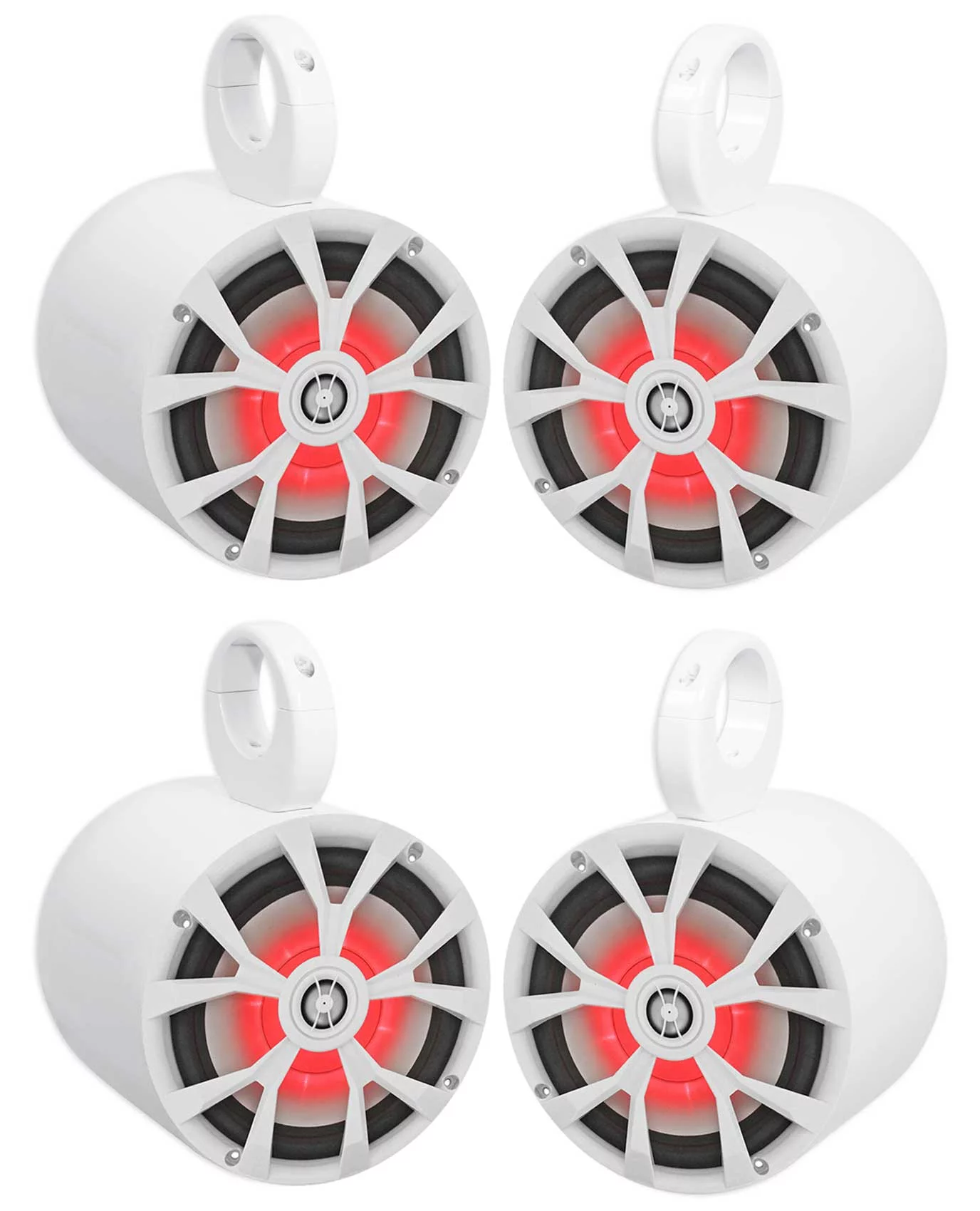 (4) Rockville RKL80MW 8