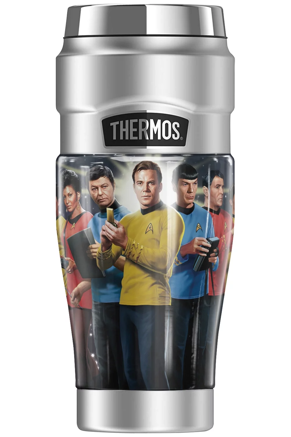 Star Trek Original Crew THERMOS STAINLESS KING Stainless Steel Travel Tumbler, Vacuum insulated & Double Wall, 16oz