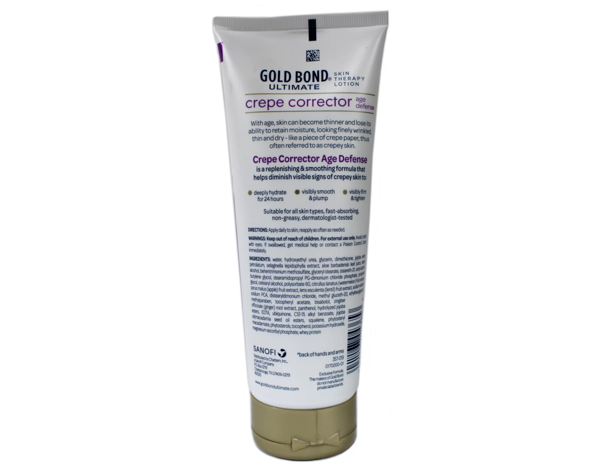Gold Bond Ultimate Skin Therapy Crepe Corrector Age Defense Smoothing Lotion 8oz