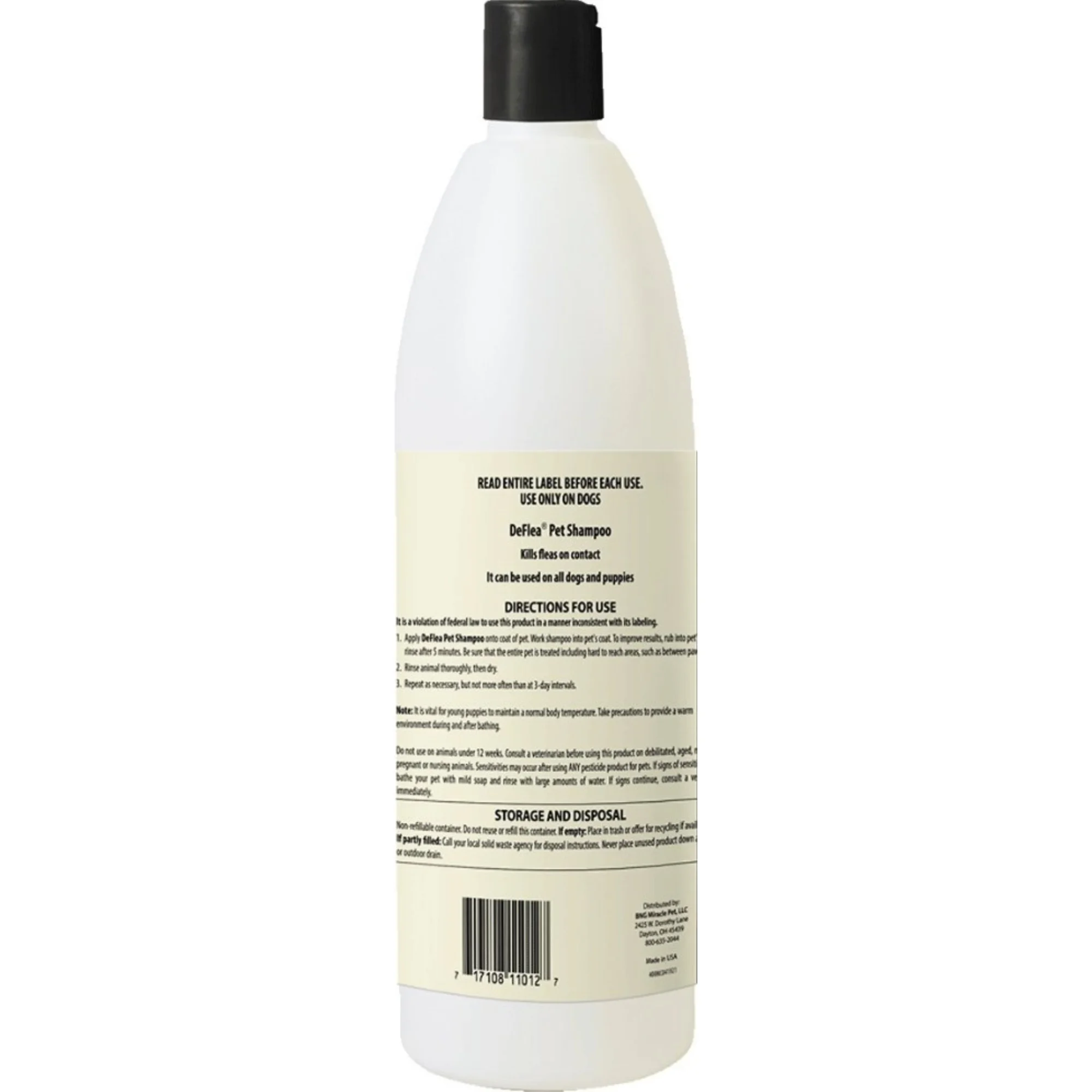Miracle Care De Flea Pet Shampoo