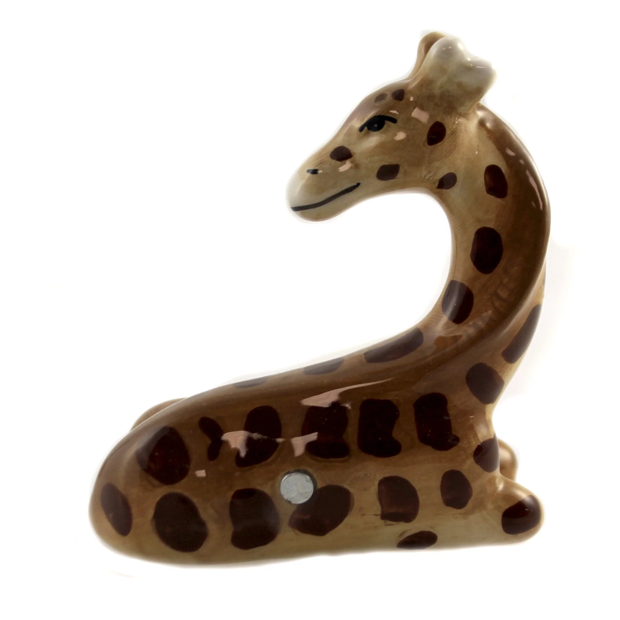 Tabletop Magnetic Giraffes Salt Pepper Ceramic Set/2 Safari Zoo Menagerie 9868