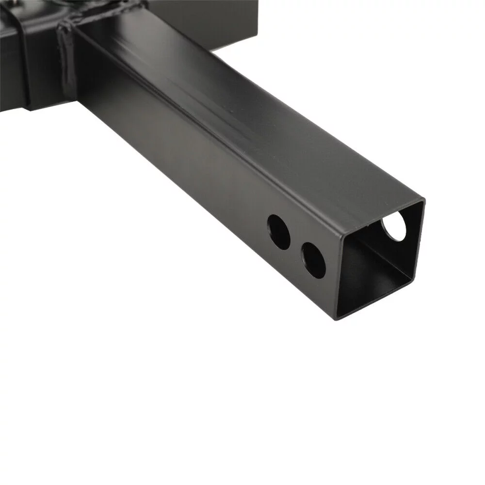 NICCOO Foldable Hitch Mount 3 Flag Pole Holder Compatible with Jeep, SUV, RV, Pickup Truck with Standard Hitch Receivers Bracket, Black, Steel