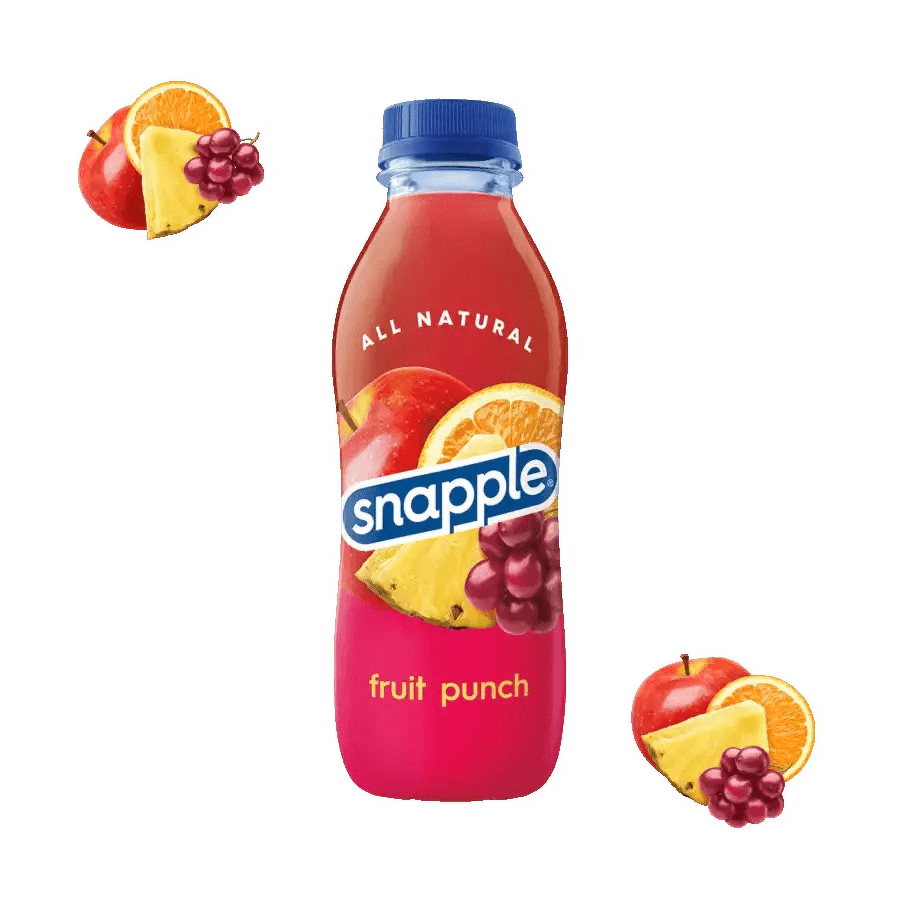Snapple Juice Fruit Punch, 16 Fl. Oz, 24 Pack