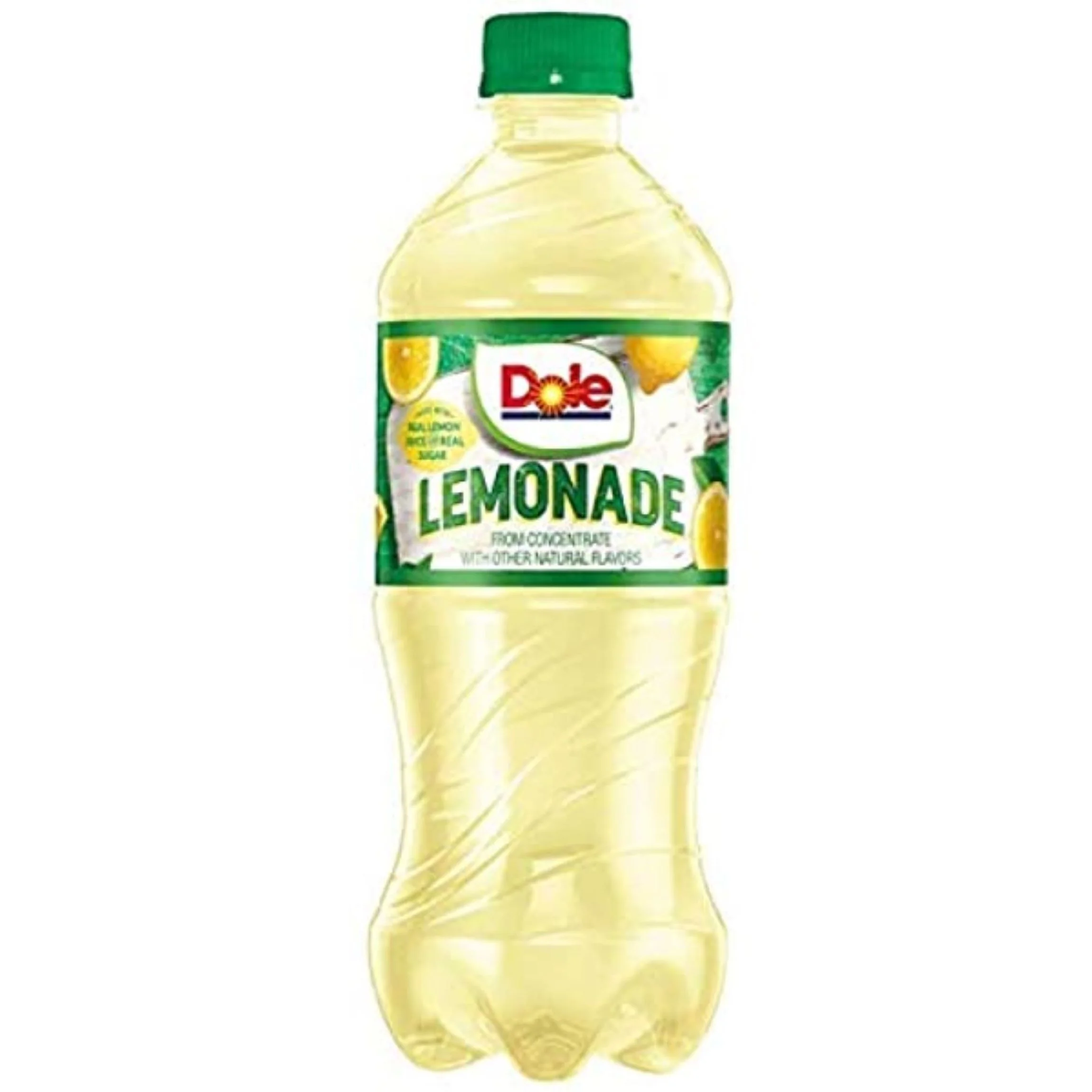Dole Lemonade Juice Drink 20oz Bottles, Quantity of 12