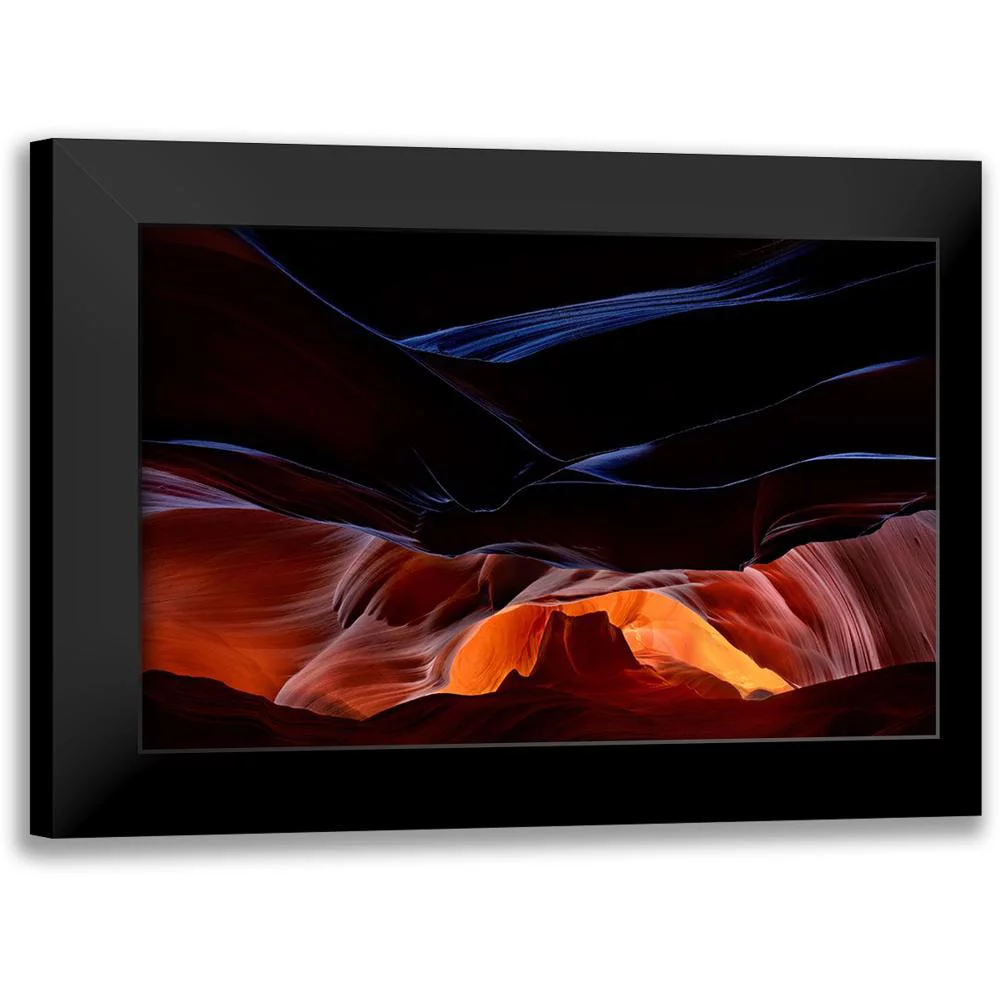Shcherbina, Valeriy 14x10 Black Modern Framed Museum Art Print Titled - Fantastic Scenery Of Antelope Canyon