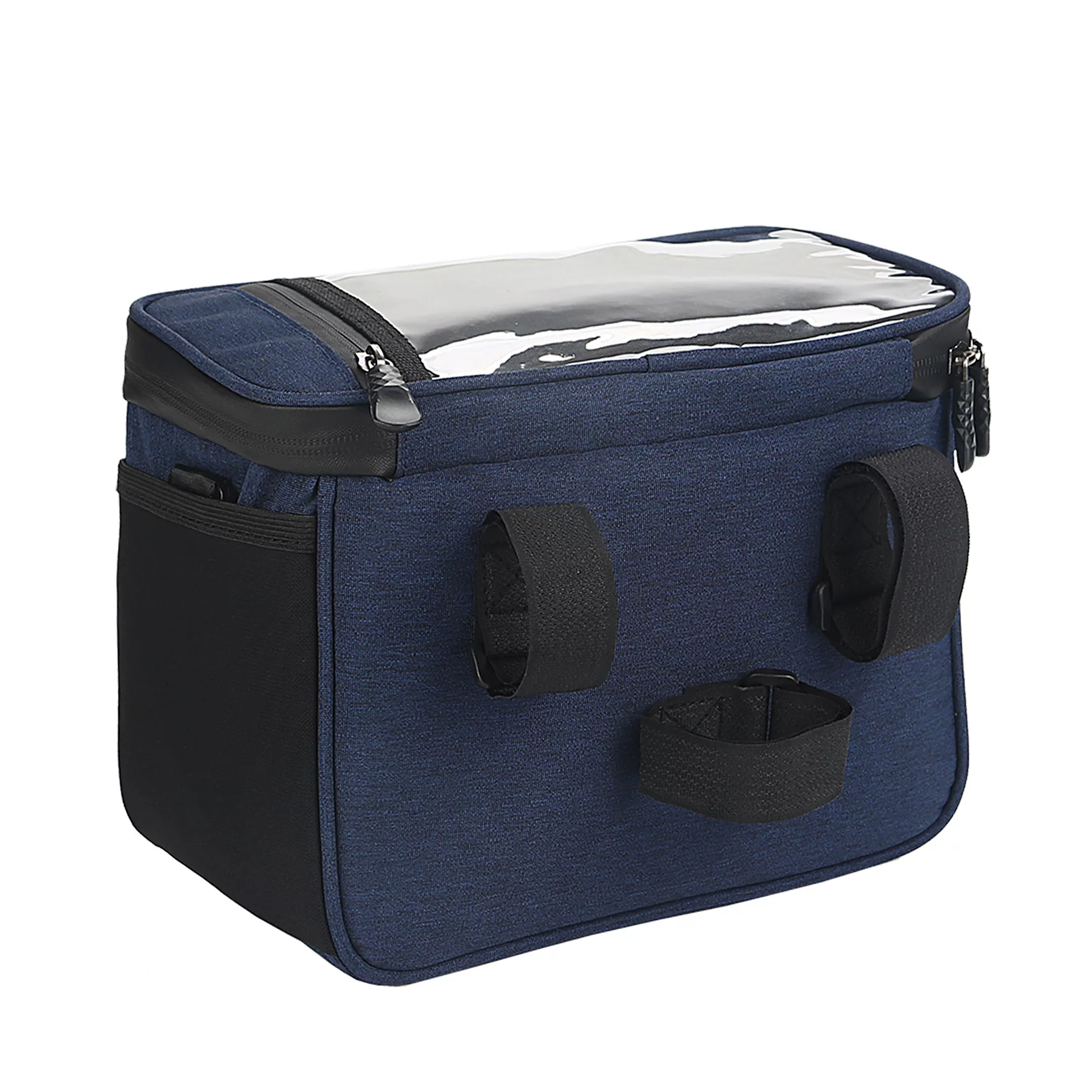 Cycling Insulated Bike Cooler Bag with Mesh Pockets Easily Access Small Items on Your Bike Trips!