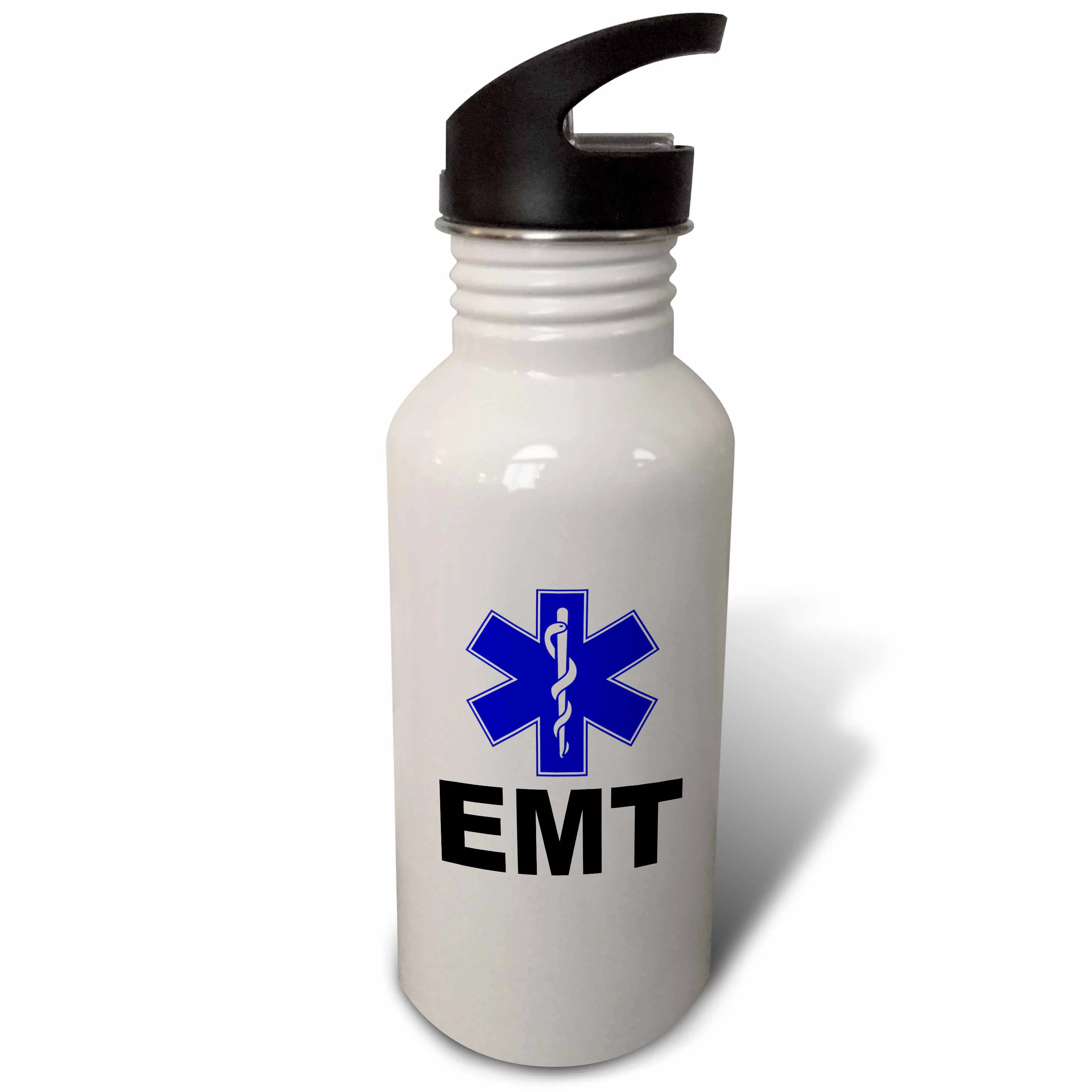 3dRose EMT, Sports Water Bottle, 21oz