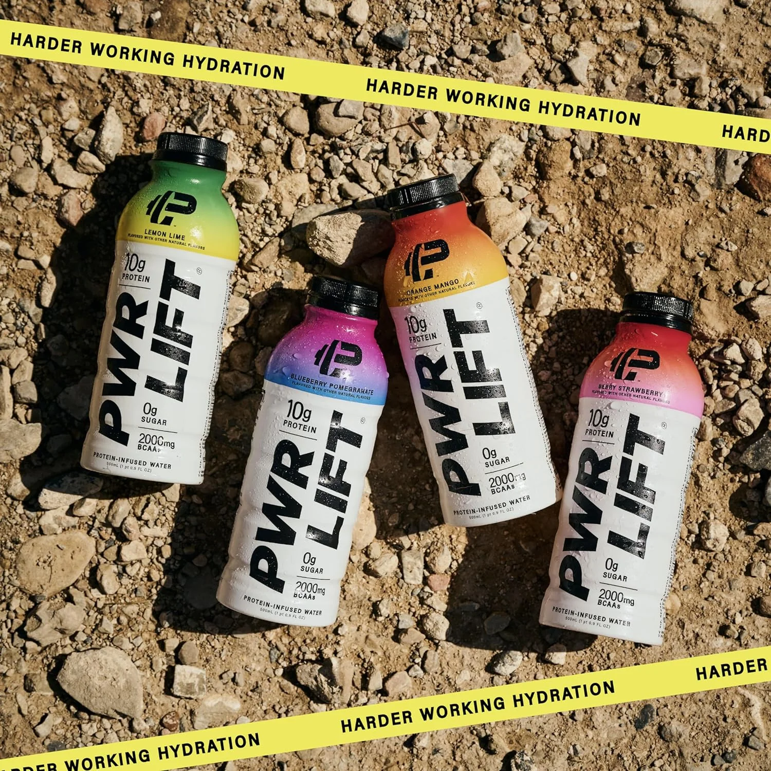 Whey Protein Water Sports Drink by PWR LIFT | Orange Mango | Keto, Vitamin B, Electrolytes, Zero Sugar, 10g of Protein | Post-Workout Beverage | 16.9oz (Pack of 12)