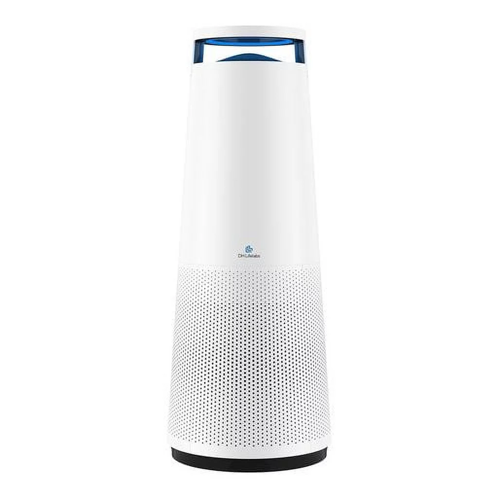 DH Lifelabs Sciaire + HEPA Air Purifier | Ions Actively Clean & Deodorize Air | Eliminates 99.97% of Bacteria & Viruses | H13 HEPA Purifier Filter for Allergies Pets | Large Room Home | White