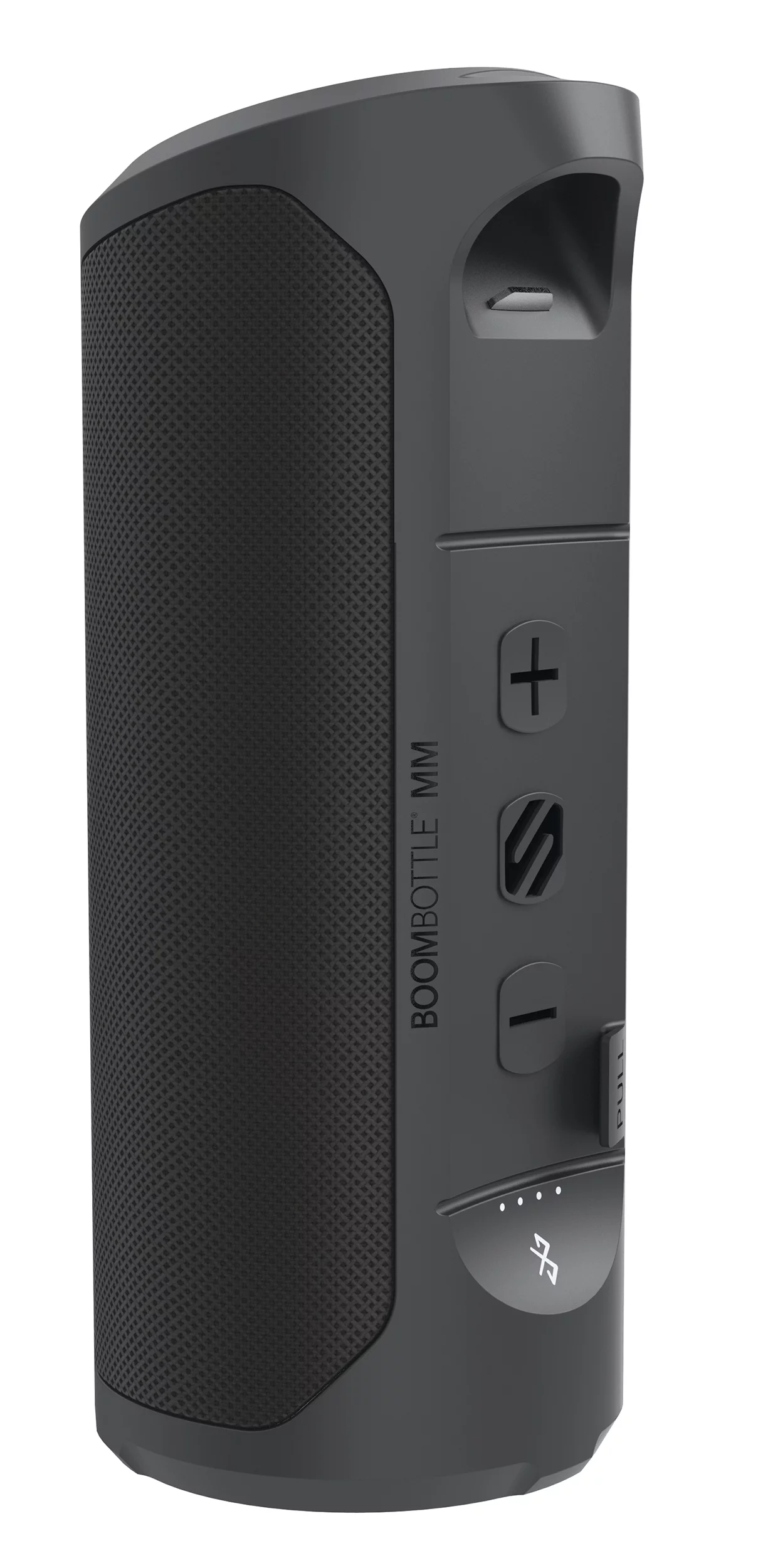 Scosche BTMSMSC1 BoomBottle Waterproof Wireless Bluetooth Speaker MagicMount Mobile Devices Black