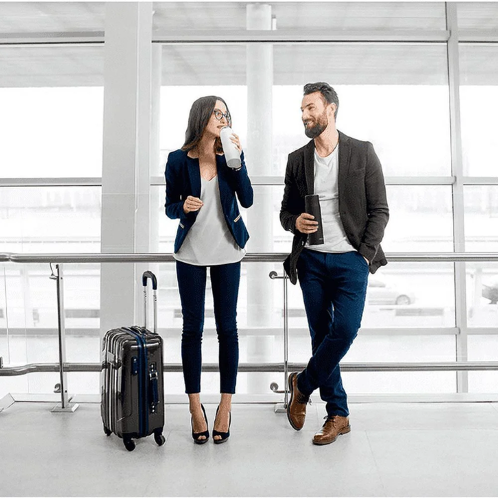 GrandTies 20oz Travel Water Bottle - White