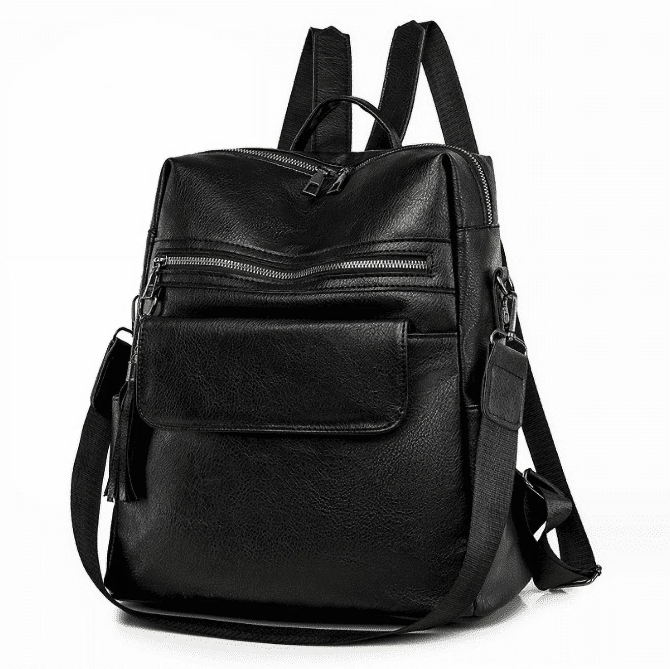 Gomayee Leather Backpack Purse for Women Designer Ladies Large Travel Convertible Shoulder Bag