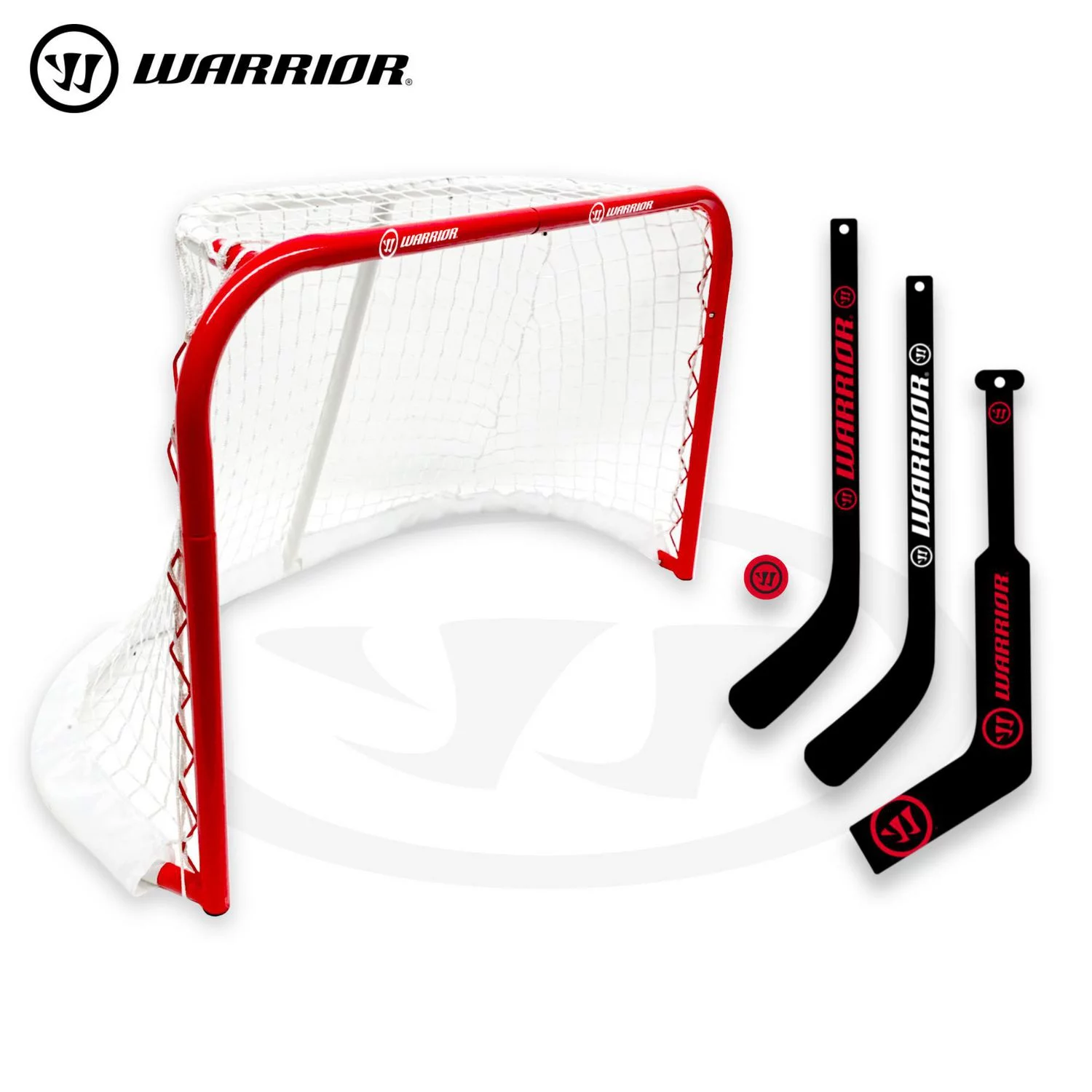 Warrior Pro Mini Metal Hockey Goal Combo Set - 30