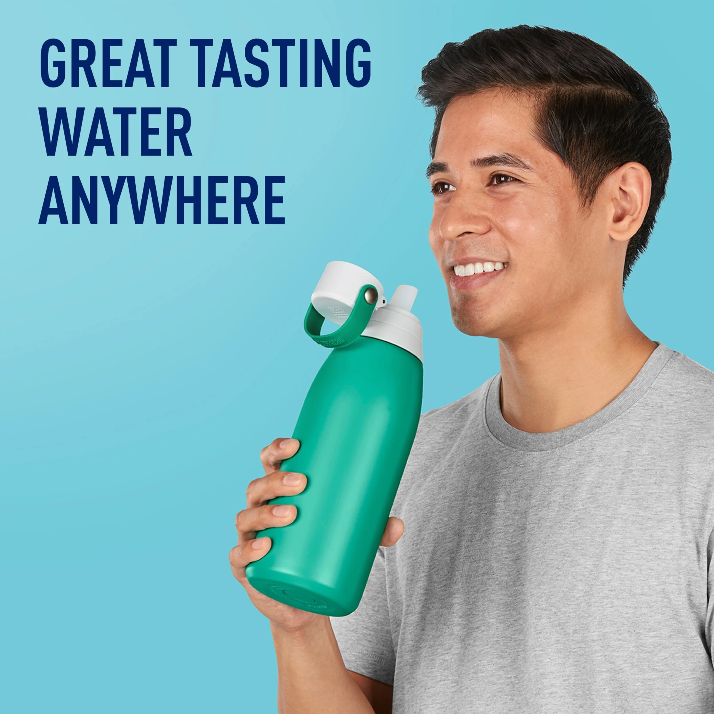 Brita Stainless Steel Jade Water Bottle Leak Proof Filter