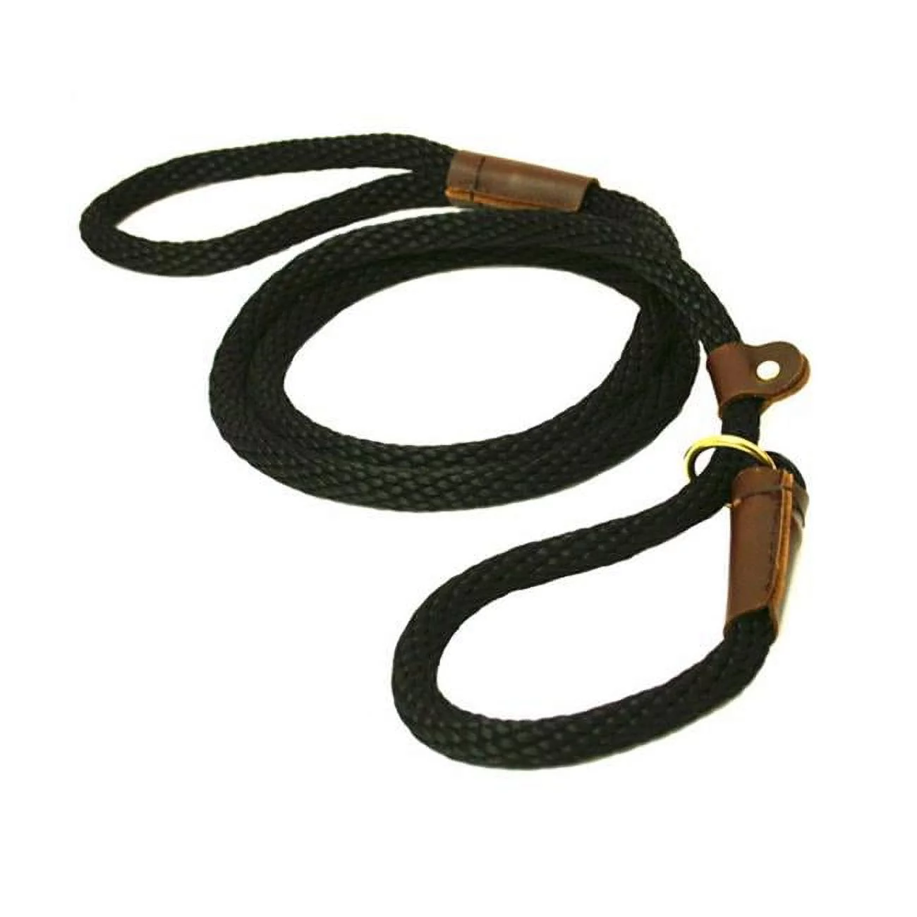 Lone Wolf 3645-RY Lone Wolf Solid Round 0.5 in. Braided Rope Lead with Slip, Royal Blue