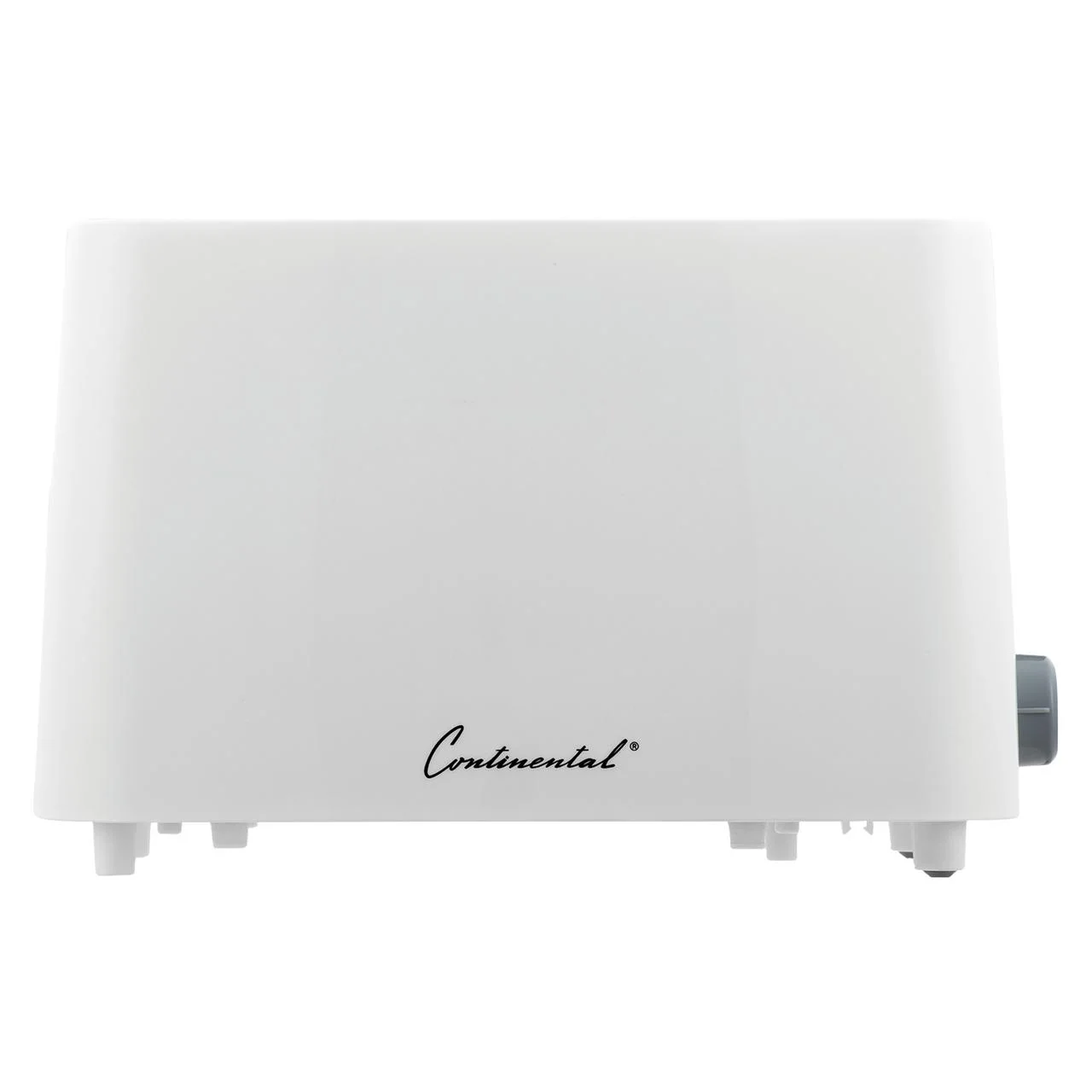 Continental Electric 2 Slice Wide Cool Touch Toaster White