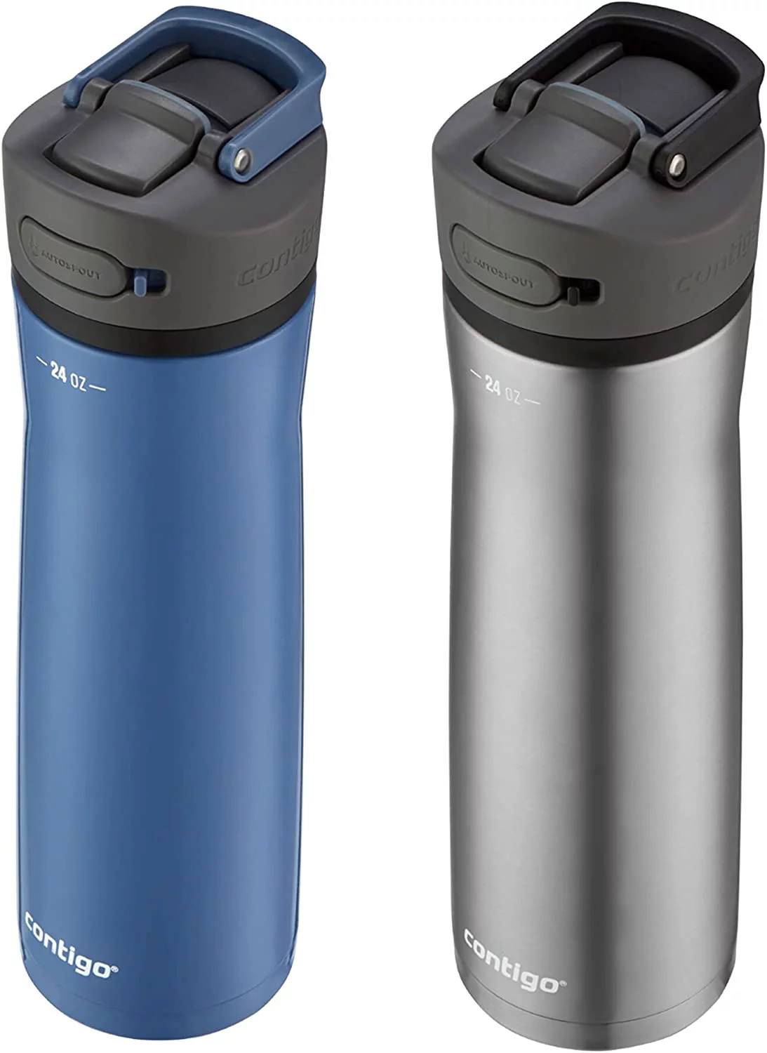 Contigo 24 oz. Ashland Chill 2.0 Stainless Steel Bottle 2-Pack - Blue Corn/Steel
