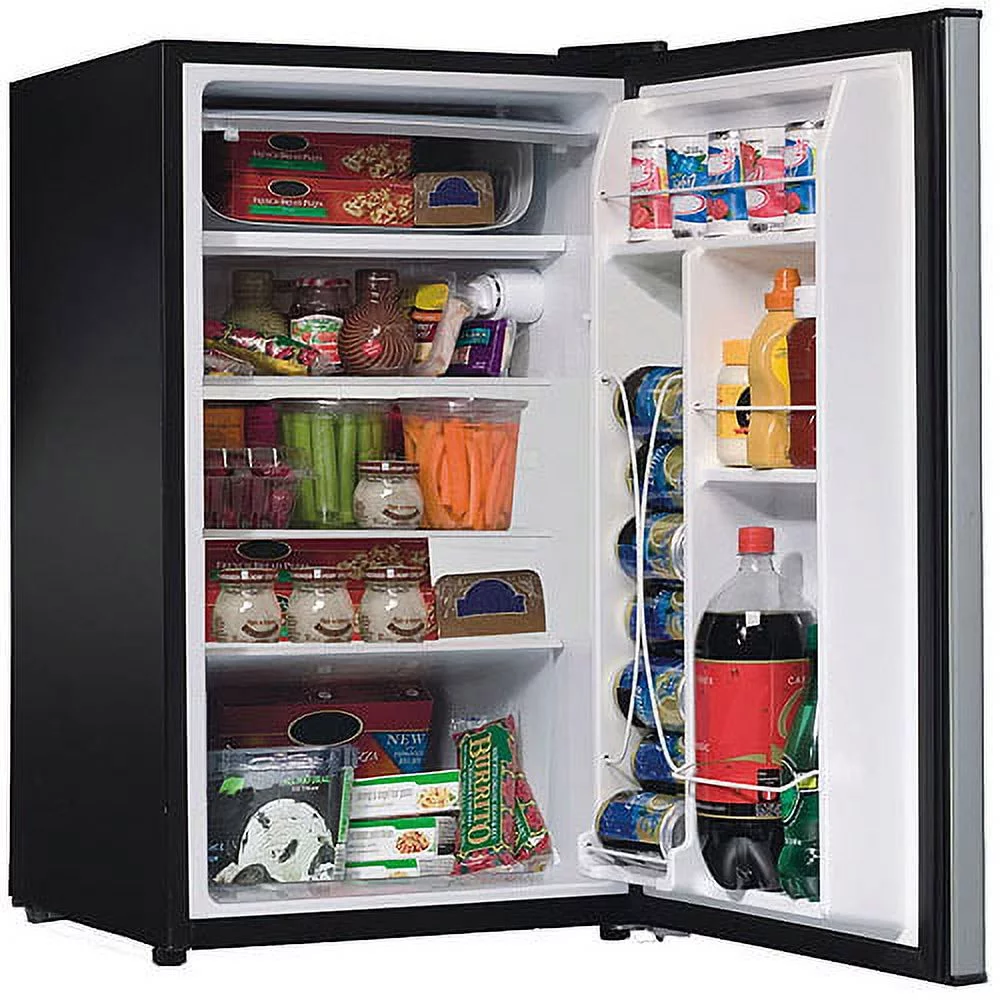 Hamilton Beach 3.5-cu-ft Single VCM Door Compact Refrigerator, Black