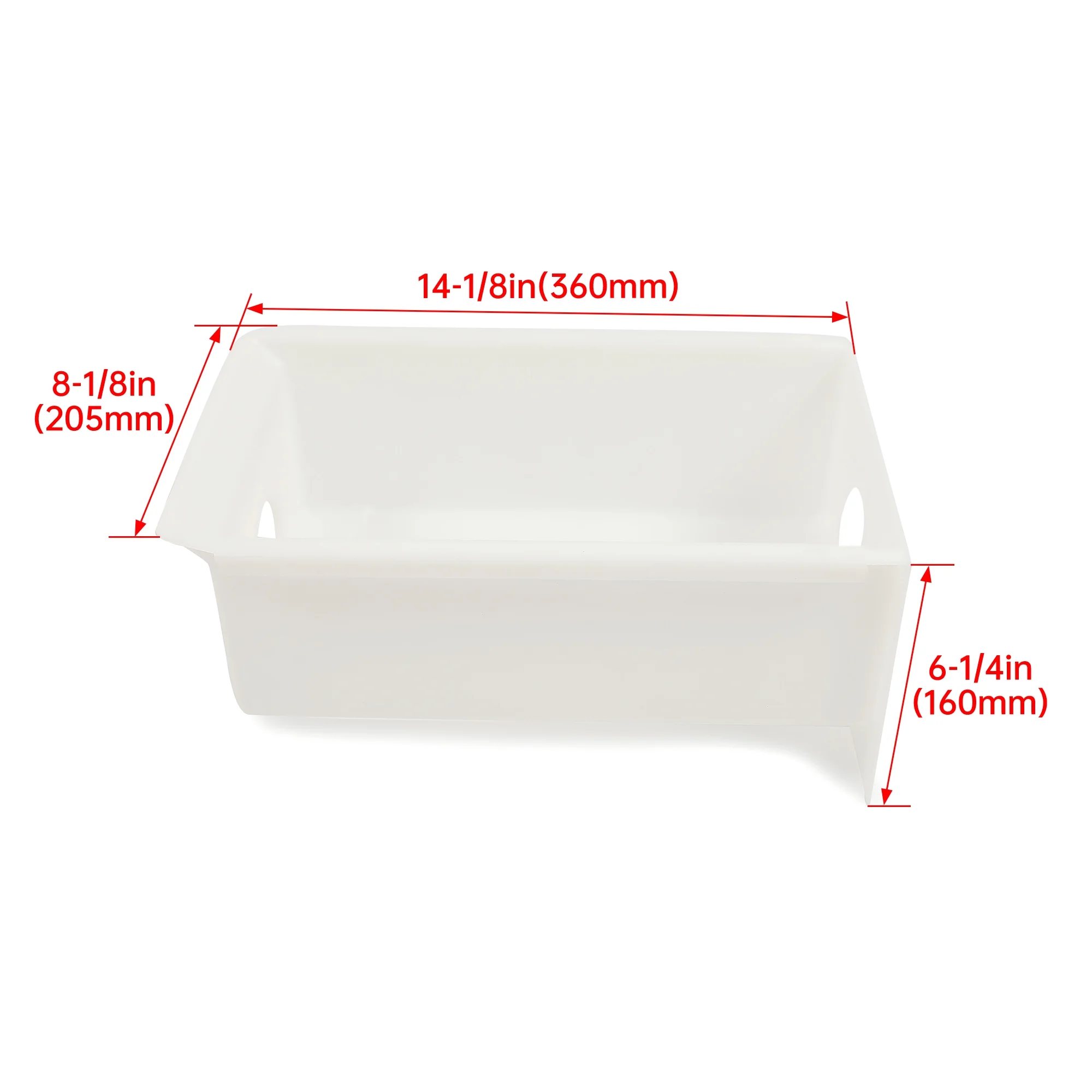 Kojem Ice Bucket Container for Whirlpool Refrigerator W10850492  W10138193 W10670844