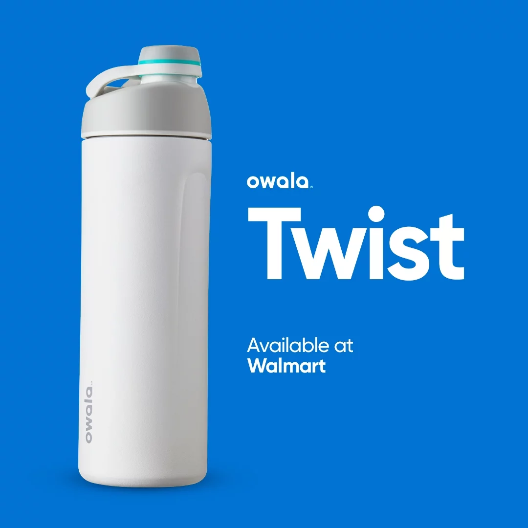 Owala Twist 32-oz Stainless Steel Shy Marshmallow