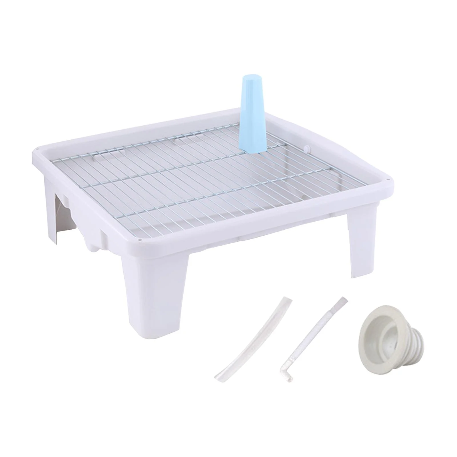 EHJRE Mesh Grids Pet Training Toilet Indoor Dogs Potty Train Pads Dog Supplies Durable Pet Training Pad Holder for Cats Porch Indoor White