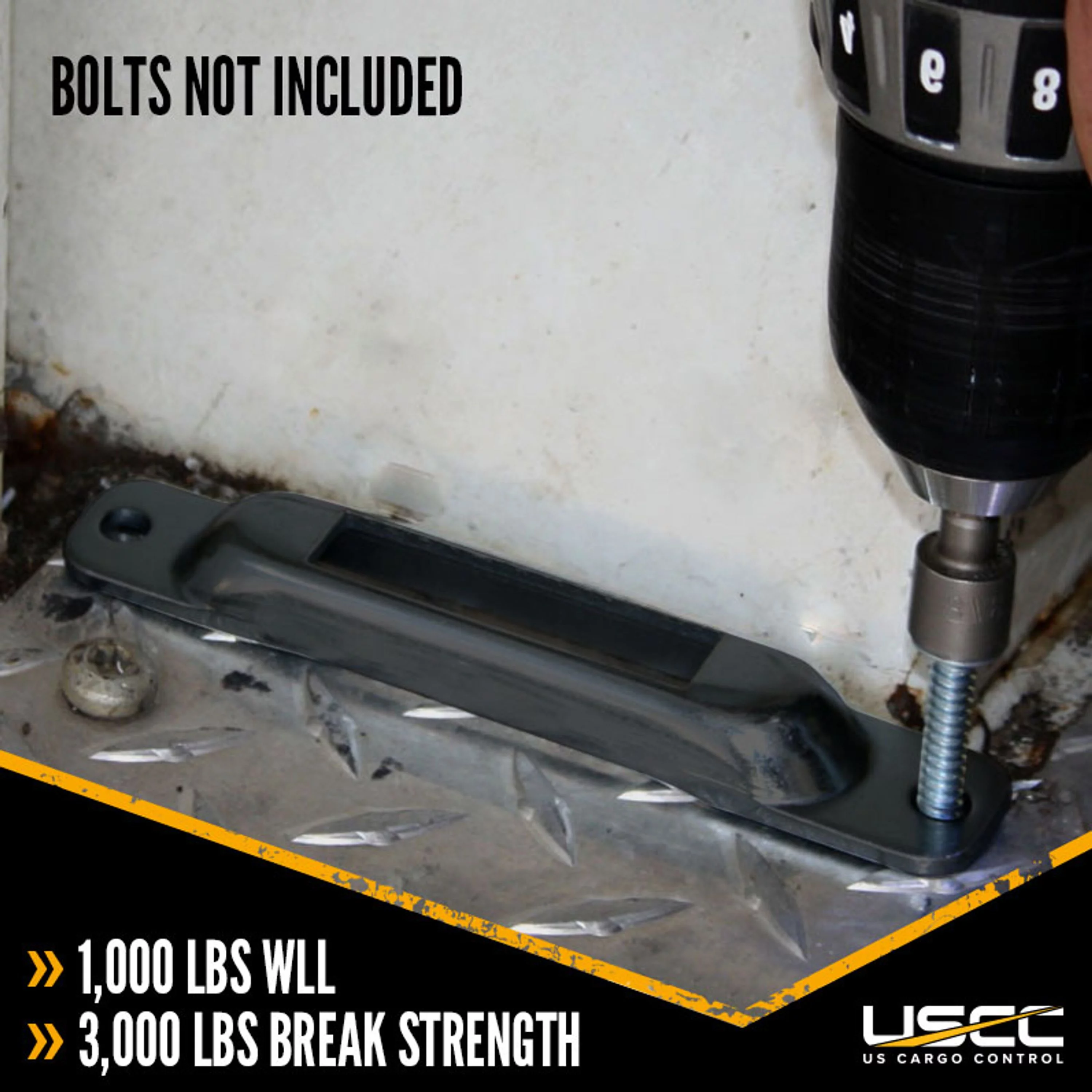 E-Track Single - Black Painted - 10 Pack