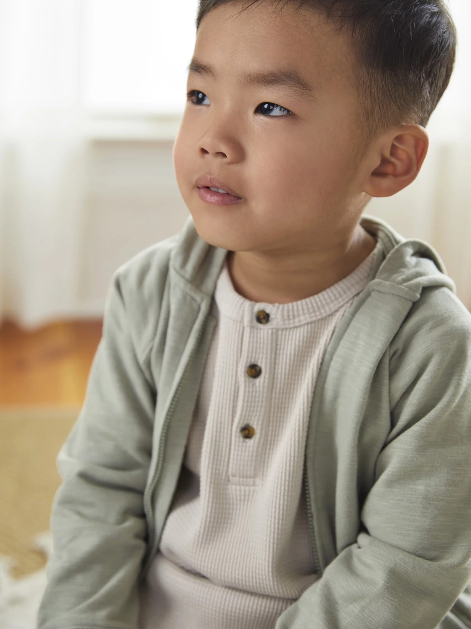 Modern Moments by Gerber Toddler Boy Long-Sleeve Casual Waffle Henley T-Shirts, 2-Pack, 12M-5T