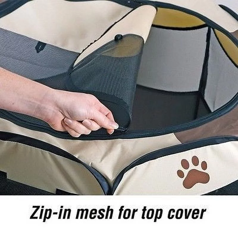 Large Size Portable Folding Fold Up Pet Dog Puppy Animal Playpen Play Pen