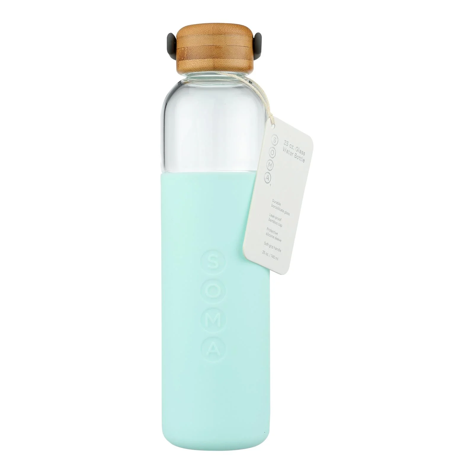 Soma - Water Bottle Mint - Case of 4 - 25 OZ