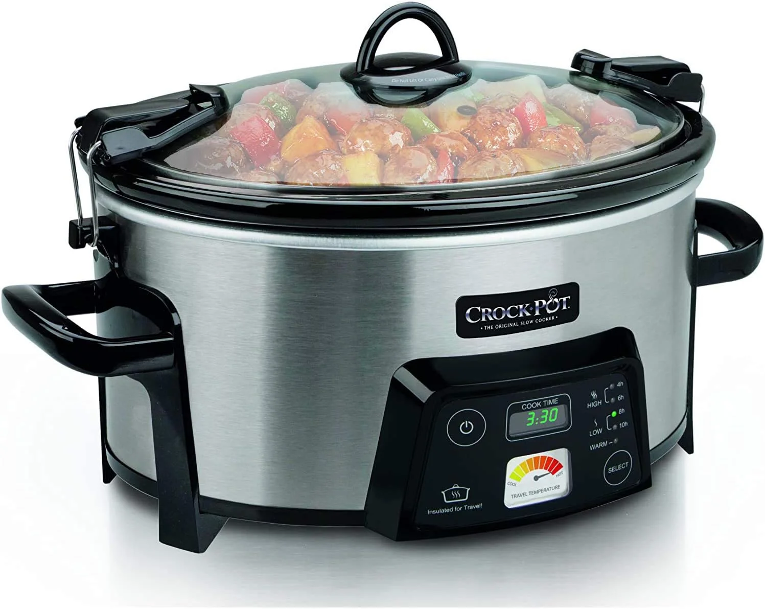 YONG SCCPCTS605-S Cook Travel Serve 6-Quart Programmable Slow Cooker