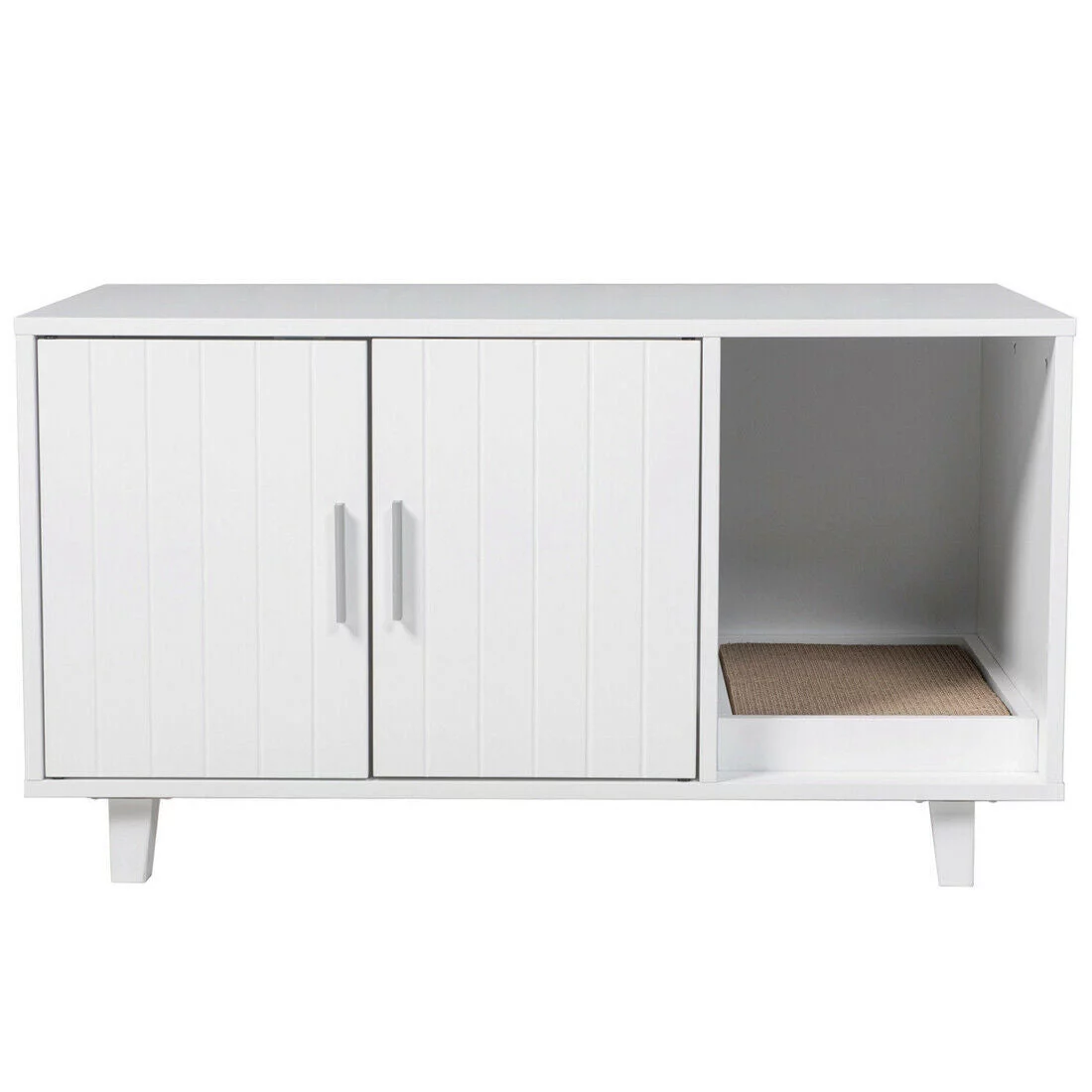 GDLF Modern Pet Crate Cat Washroom Hidden Litter Box Enclosure House Table