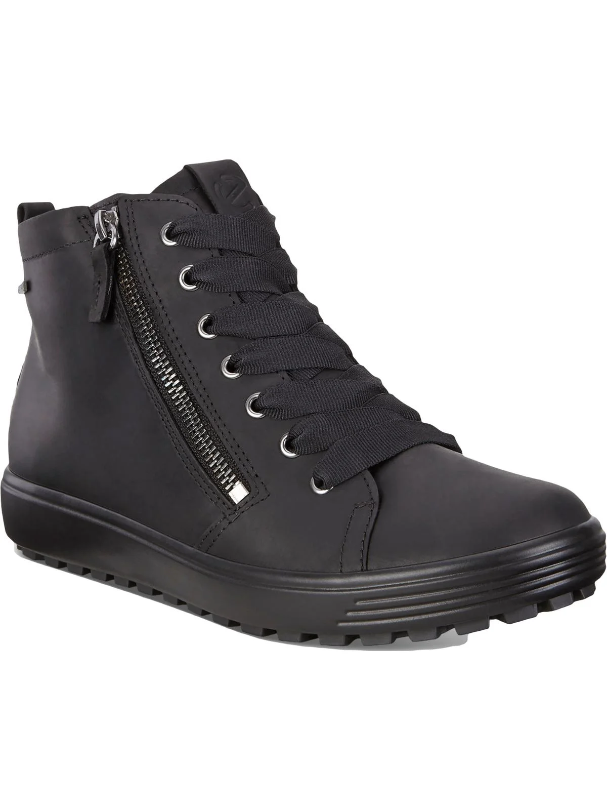 ECCO Womens Soft 7 Tred Leather Winter Sneaker Boots