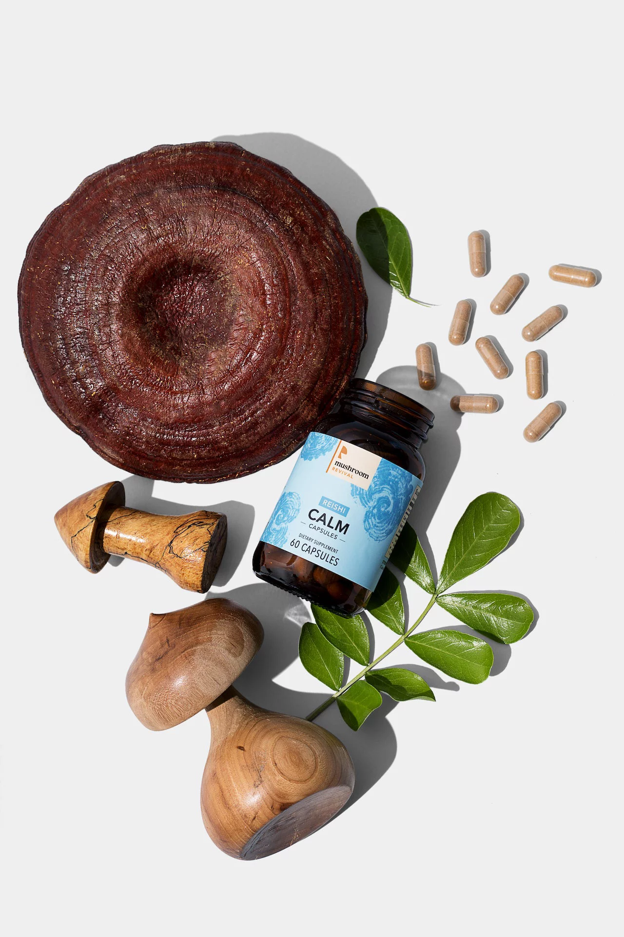 Calm Reishi Capsules by Mushroom Revival