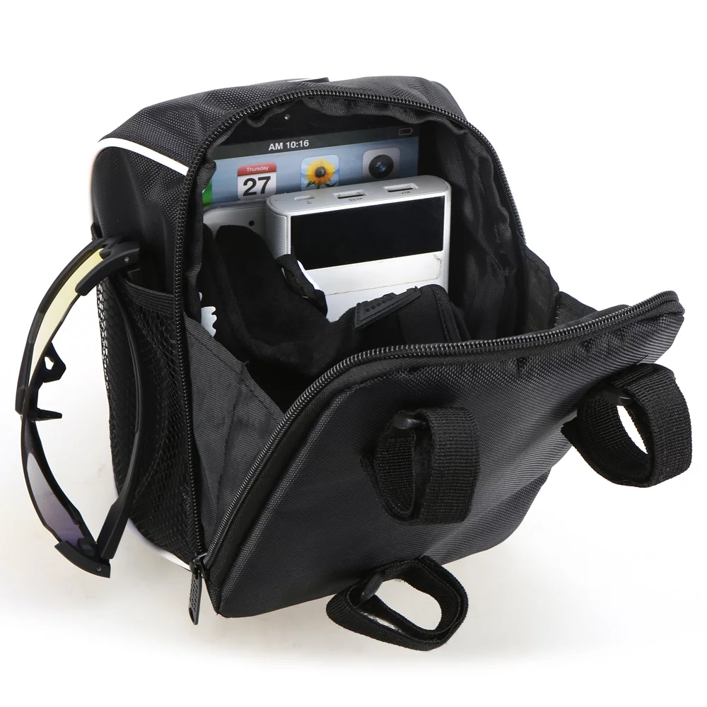 Lixada Bicycle Handlebar Bag Cycling Bike Front Bag Basket with Rain Cover