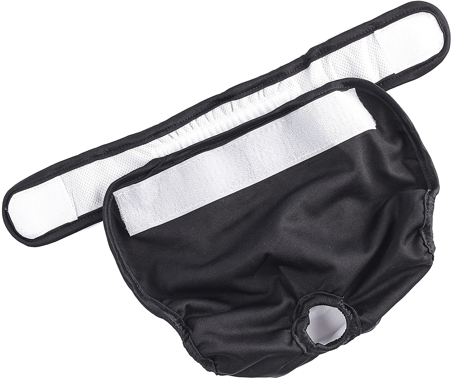 Pet Parents Premium Washable Dog Diapers & Extendrs, (3pack) of Dog Diapers Female & Male Dog Diapers, Doggie Diapers Color: Black, Size: Small Dog Diapers