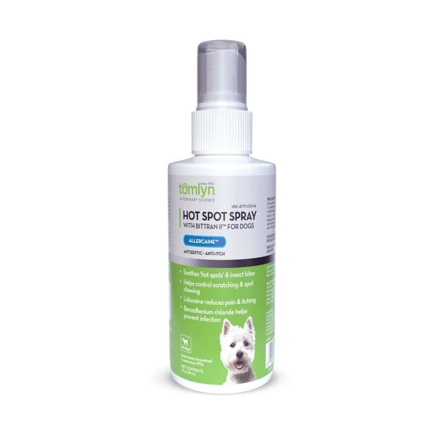 Tomlyn Hot Spot Spray with Bittrain II for Dogs, 4 fl oz
