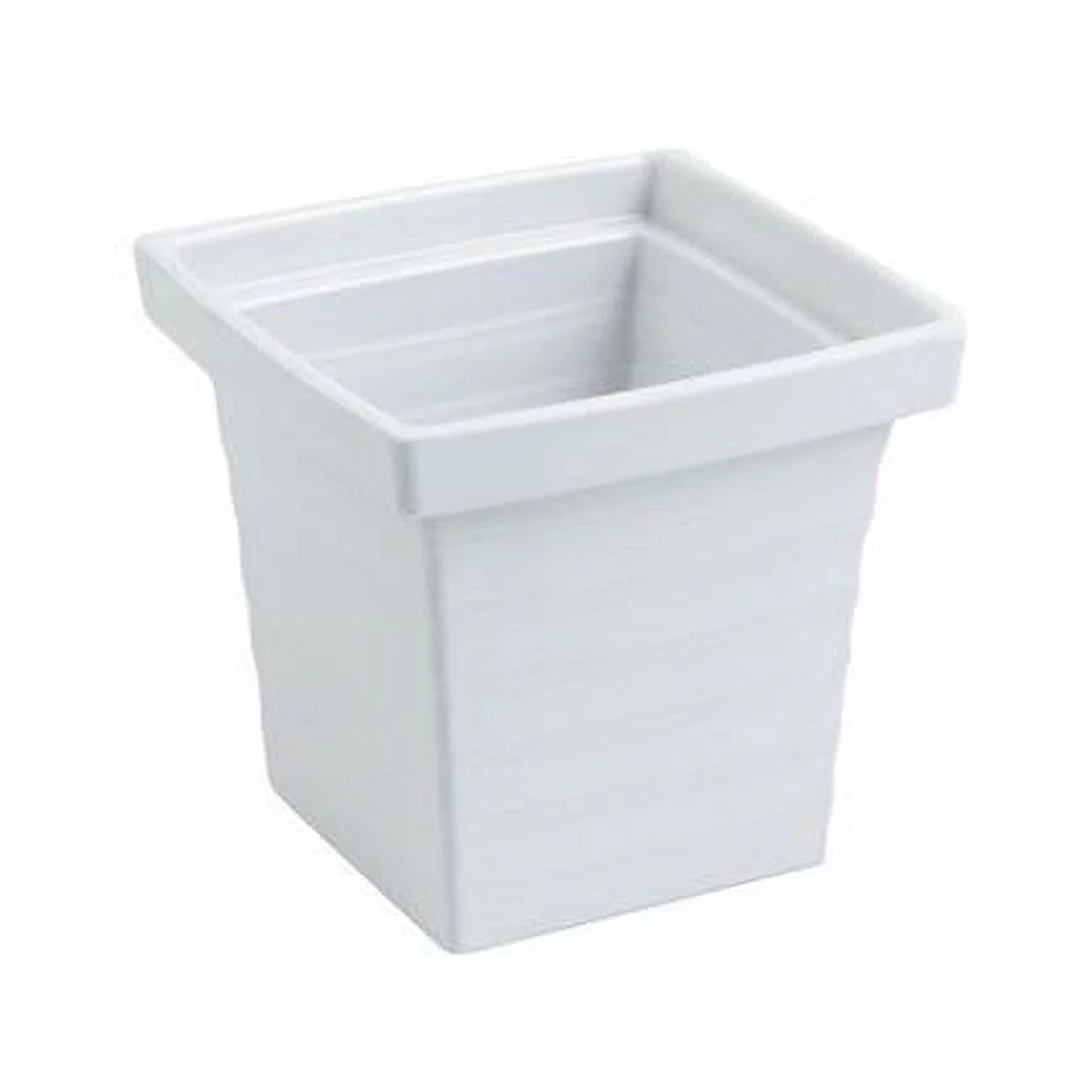 Bon Chef 53108WHITE 5.25 x 5.25 x 5 in. Americana Square 1 quart Bowl, White - 24 oz