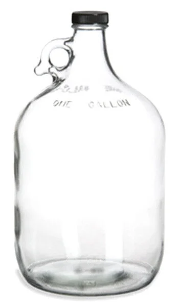 Glass Water Bottle Includes 38 mm Cap, 1 gallon