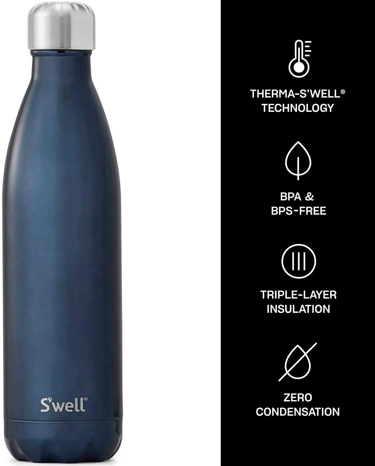 Swell Bottle Blue Suede 17 oz.