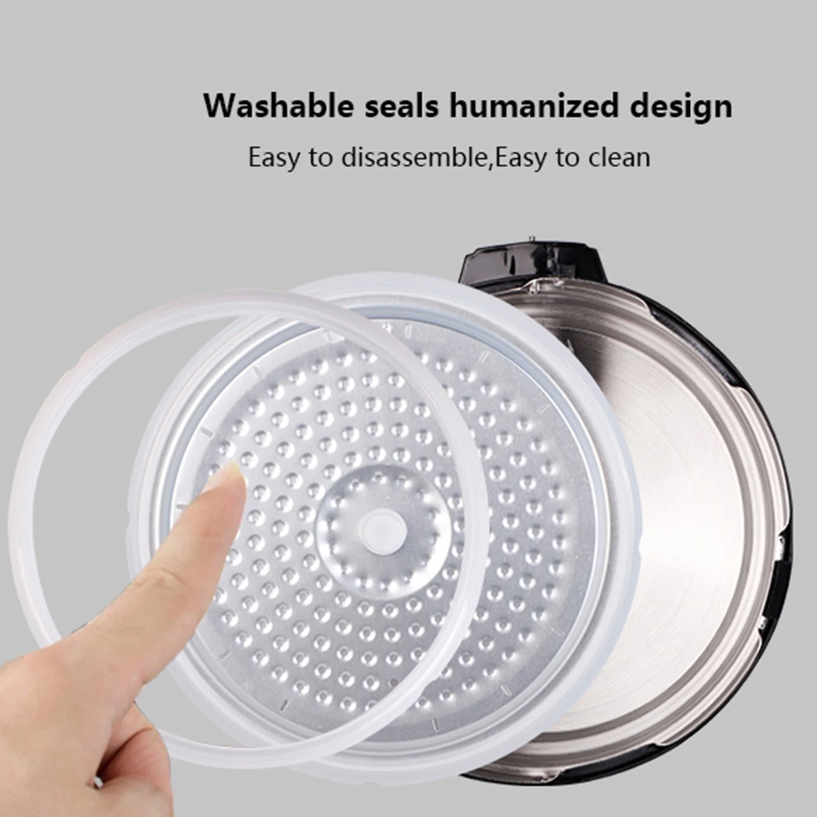 5L Large Capacity Electric Pressure Cooker Multifunctional Household Smart Rice Cooker US 110V