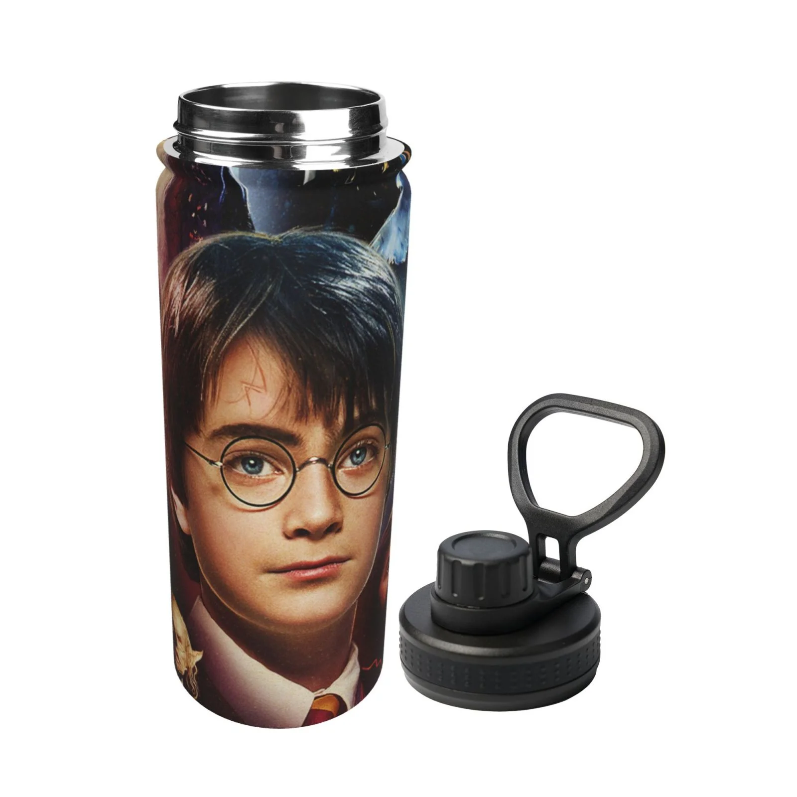 Harry Potter Sports Insulated Water Bottles Kettle Stainless Steel Portable Cup18OZ For Travel Gym School