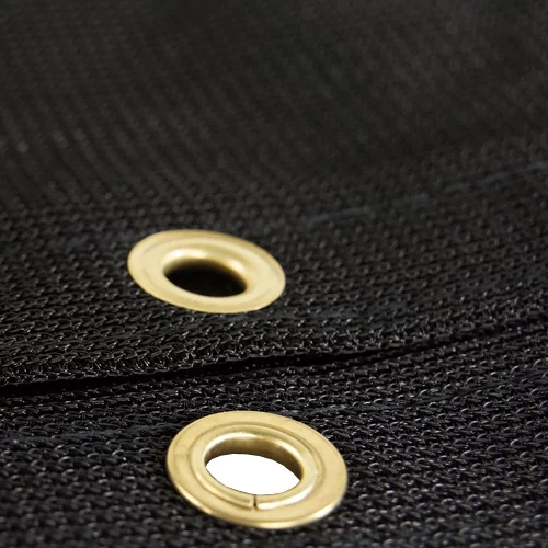 Black Mesh 12x20 Heavy Duty UV Screen Shade Canopy Patio Yard Tarp Sun Cover