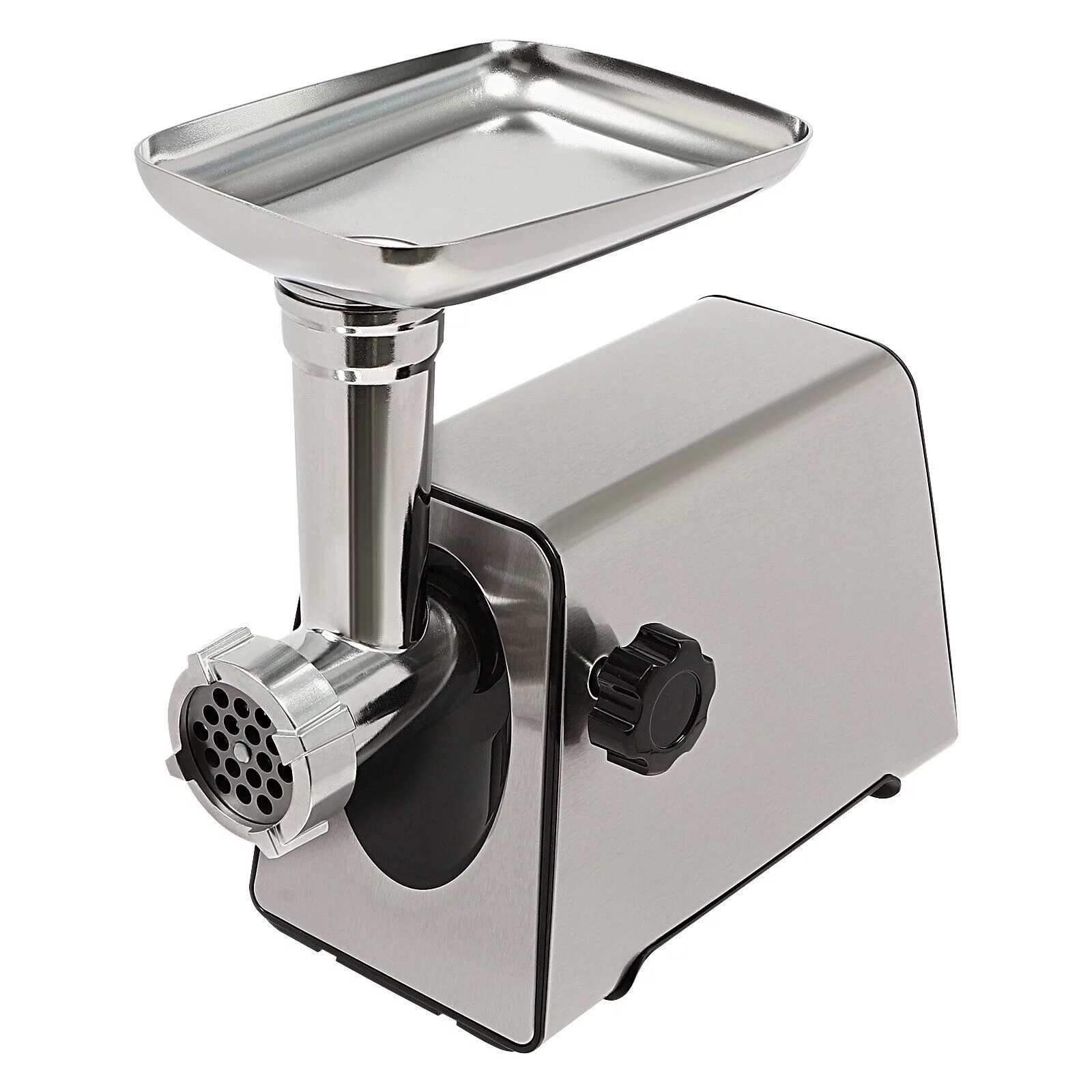 2.8KW Commercial Electric Meat Grinder Kitchen Sausage Maker Filler Stuffer Home Silver