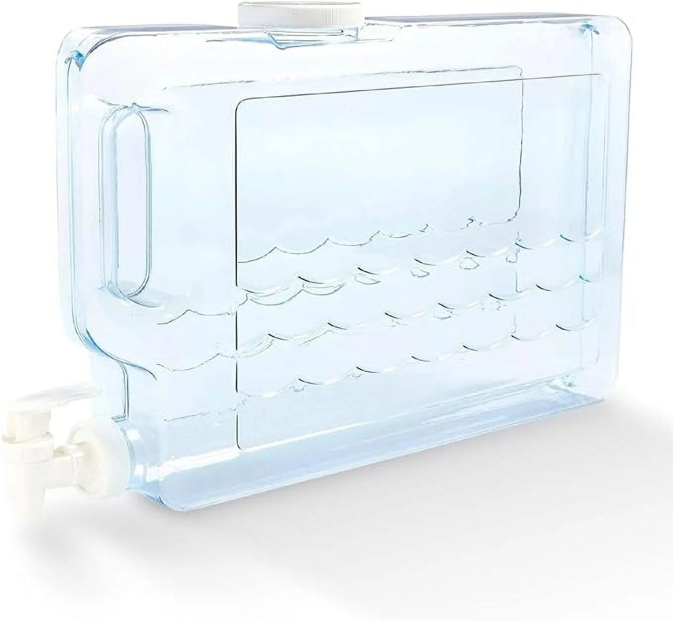 Arrow Slimline Drink Dispenser for Fridge, 1.25 Gallons - Plastic Beverage Dispenser with Spigot for Easy Dispensing - USA Made, BPA Free Plastic - Convenient Handle, Easy-Pour Spout