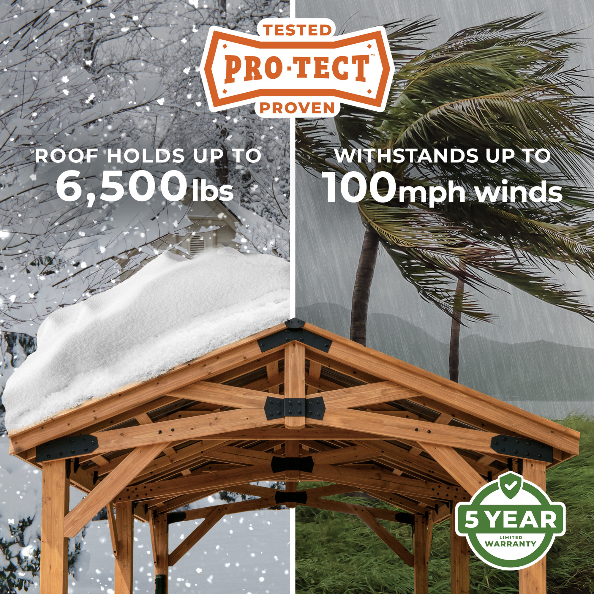 Backyard Discovery 12 X 10 Arlington Gazebo With Electric