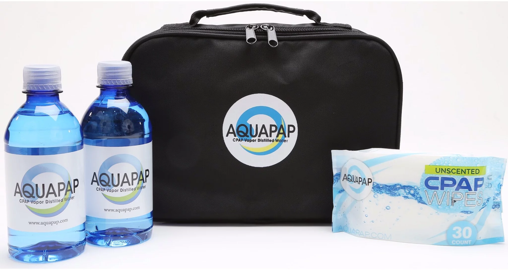 AQUAPAP Distilled Water 12 Ounce 24 Pack for CPAP and Health | 1-2 nites per Bottle | for use with Resmed and Respironics Machines