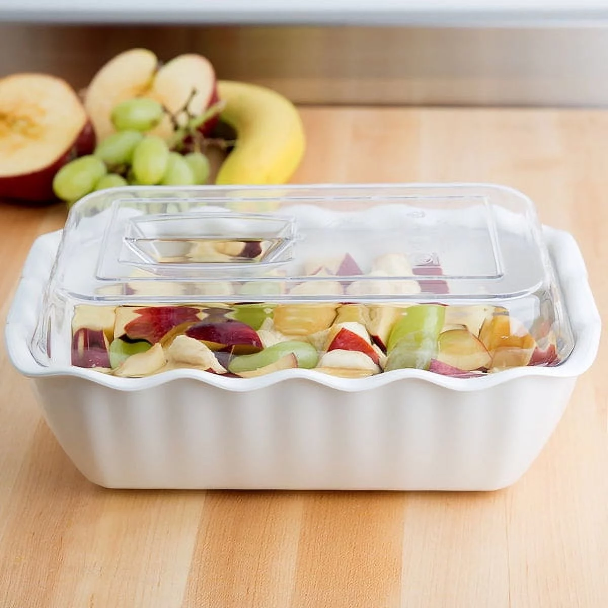 Deli Crock 2 Quart White