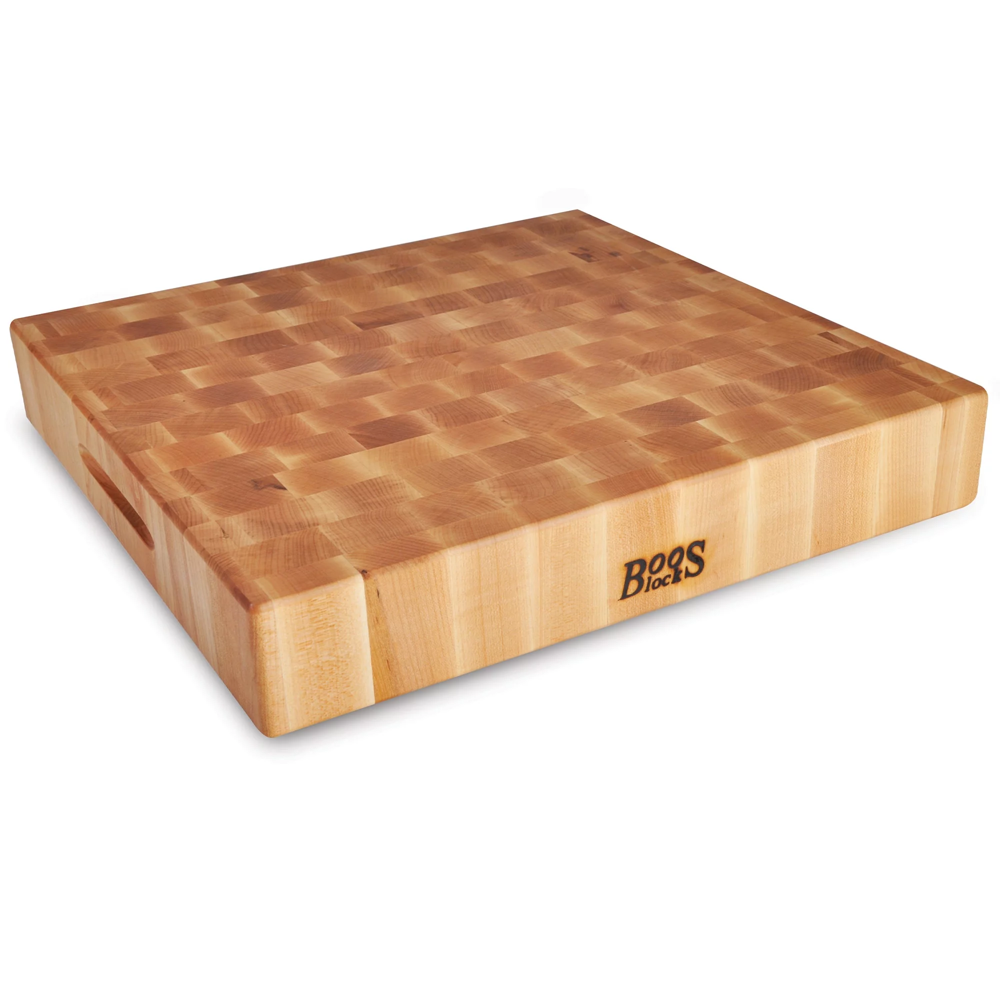 John Boos Large Maple Wood Cutting Board for Kitchen, 18